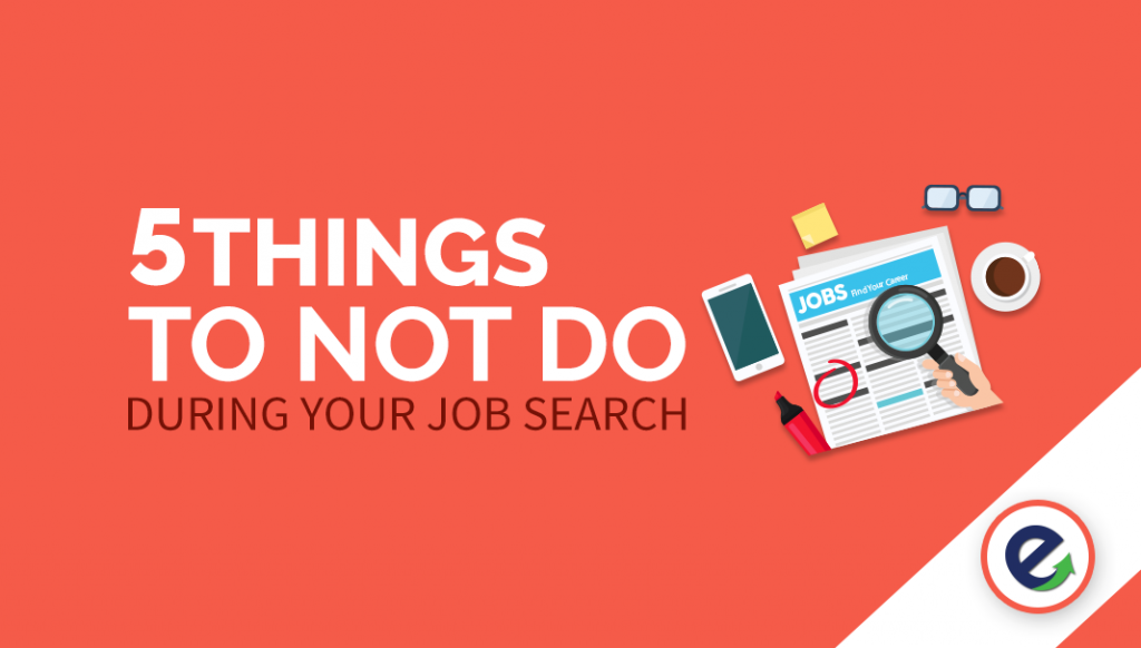 5 Things To Not Do During Your Job Search - The Rozee Blog